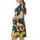 thumbnail image 2 of Balery Banana And Avocado Vestidos sueltos de manga corta para mujer, vestidos de verano 2025, vestidos casuales de corte A con vuelo., 2 of 6