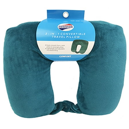 American Tourister 2 In1 Convertible Travel Pillow Hawaiian Blue