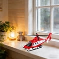 thumbnail image 3 of Inertia Helicopter Toy with Lights & Sounds, Military Transport Airplane Model for Boys, Realistic Simulation Chopper with Music & Flash, Kids’ Push-and-Go Aircraft Toy Red, 3 of 6