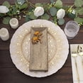 thumbnail image 3 of BalsaCircle 5 Antique Gold Square 20x20 in Sequin Dots Polyester Fabric Table Napkins Party Events Decorations Supplies, 3 of 8