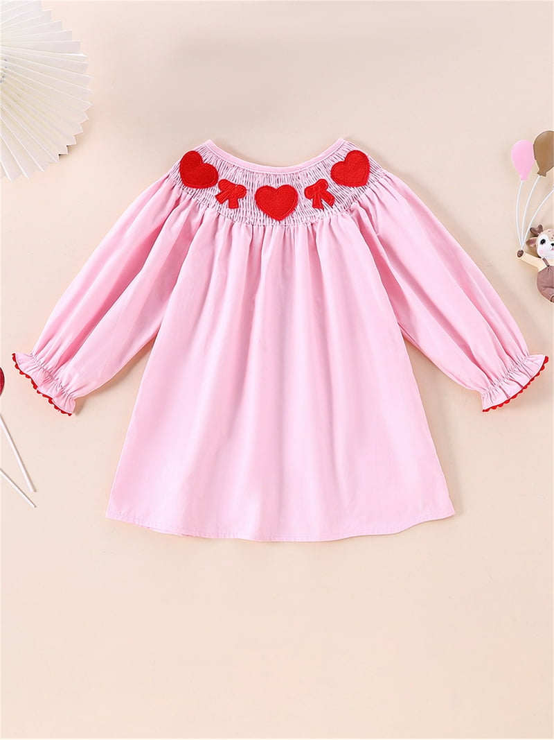 aturustex Little Girls Valentine's Day Dress 6M 9M 12M 18M 2T 3T