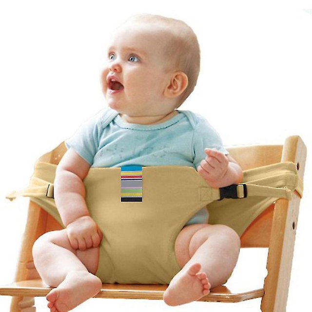 Caqui Silla de comedor Cinturón de seguridad Silla de comedor para bebés esquí esquí Gafas de esquí