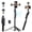 Black-UTK-02(with 2 fill lights), variant on Auto Face Tracking Tripod For 360°rotation Selfie Stick Android W/remote&ground Spike 68" Phone Stand That Follows Your Movement Video Recording Vlogging(r01)