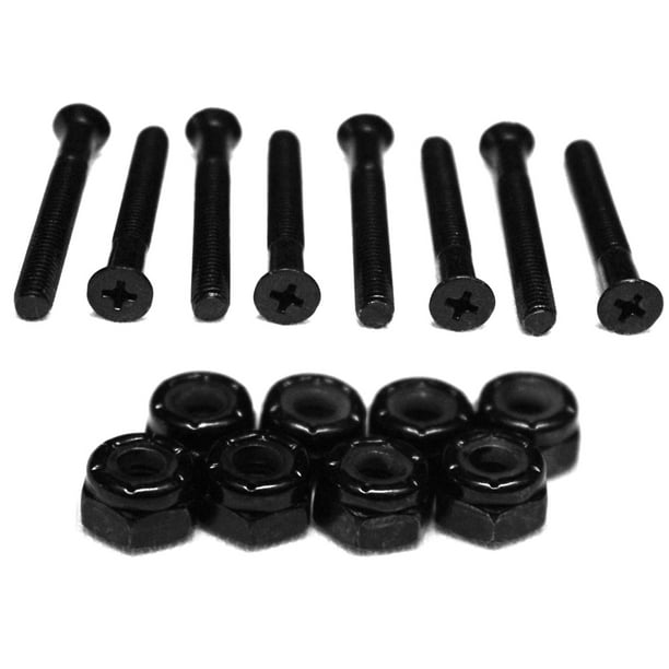 SKATEBOARD HARDWARE 1 in PHILLIPS 1 SET NUTS & BOLTS 8pc