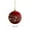 E, variant on DeskAKBK Christmas Ornament Balls, 8cm Red Glitter Hanging Baubles with Beads & Sequins for Xmas Tree Decor, Suede Material, Holiday Party Home Party Office Decor