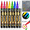 8 Colors, variant on Liquid Chalk Markers for Blackboard & Glass, 8 Pack Dry Erase Marker Pens,Window Marker, Liquid Chalk Pens for Acrylic Dry Erase Board, Mirror, Car, Glass,Signs,Thin Chalkboard,1mm Point