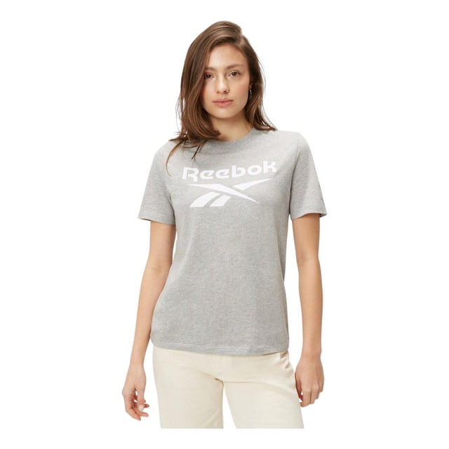 Playera Reebok Mujer Dama Gris Entrenamiento Identity gris XS