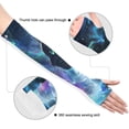 thumbnail image 3 of ALAZA Cat Magic Starry UV Sun Protection Arm Sleeves UPF 50+ Compression Cooling Sleeve 1 Pair, 3 of 7