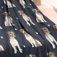 thumbnail image 3 of Jack Russell Terrier Blanket,Comfortable Soft Flannel Throw Blanket,All Season,Warm Lightweight Blankets for Sofa Bed Couch Living Room Chair,30"x40", 3 of 4