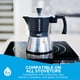 thumbnail image 3 of Cafetera para café espresso GROSCHE Milano Moka, 3 tazas, negra, 3 of 8