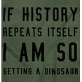 thumbnail image 2 of History Repeats Itself Dinosaur Pet Hoodie Sweatshirt Women Men Brisco Brands L, 2 of 6