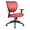 Lipstick Red, variant on Scranton & Co Stratus Tan Vinyl Task Chair with AirGrid Back and Angled Arms
