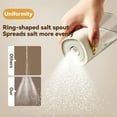 thumbnail image 4 of 180ml Glass Salt Shaker with Press-Type Control, Sealed Seasoning Jar for Kitchen Use, Easy to Clean B, 4 of 5