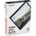 thumbnail image 2 of Fujifilm Instax Wide Black Instant Film (10 Exposures) Bundle with Diginerds Microfiber Cleaning Cloth, 2 of 3