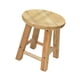 thumbnail image 2 of Taburete de madera Reposapiés de madera Niños Niñas Taburete para cambiar zapatos Taburete para sentarse Muebles altura 30cm, 2 of 9