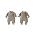 thumbnail image 2 of Cjfdfy Newborn Baby Boy Fall Outfit Mommy's Bestie Printed Long Sleeve Jumpsuit Baby Take Home Outfit Infant Cute Coming Home Clothes 0-18M, 2 of 9