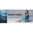 thumbnail image 5 of FabricLA Cotton Denim Fabric - 8 oz, 50 Inch Wide by The Yard - Ideal for Sewing Jeans, Jackets, Skirts & Dresses, 5 of 6