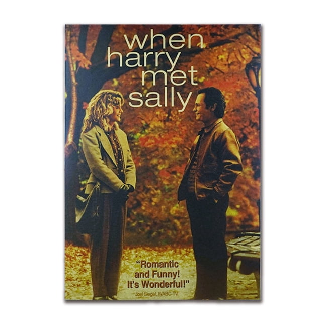 Póster decorativo de pared con dibujo animado de Harrys con Sallys, 51,5 x 36 cm