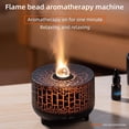 thumbnail image 2 of Essential Oil Diffuser 300ml Flame Aromatherapy Humidifier 7 Colors Lights Auto Shut Off Aroma Diffuser with Remote Control for Home Bedroom (Flame Style-D), 2 of 8