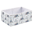 thumbnail image 2 of Storage Basket Foldable Open Organizers for Clothes Toys Books15.75x10.63x6.96in Sailor Bear, 2 of 8
