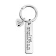 thumbnail image 1 of Teacher Appreciation Keychain Stainless Steel Graduation Key Chains Teachers Day Grad Thanksgiving Christmas Gifts, 1 of 5