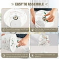 thumbnail image 5 of BZSMCE Table Lamp Creative Cartoon Grin Pattern Simple Pattern Night Light, 5 of 8