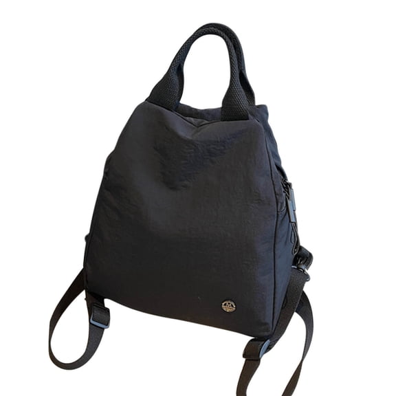 Canvas Convertible Backpack, 3-Way Carry Shoulder BAGS Backpack Purse, Spacious Daily Commute Handbag for Work, School & Travel