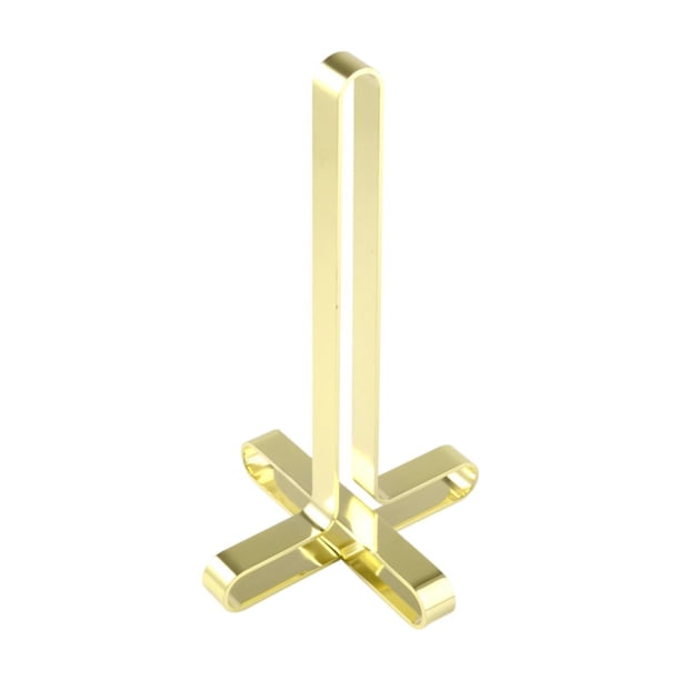 Portarrollos de papel higiénico de acero inoxidable, toallero, servilletero para mesa de comedor Oro