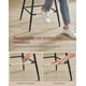 thumbnail image 4 of VASAGLE - Juego de 2 taburetes de Bar con Altura de mostrador con Espalda, Respaldo ergonómico, Piel sintético, Patas de Metal, taburetes de Bar de 24.4 Pulgadas de Alto para Cocina, Isla de casa, 4 of 5