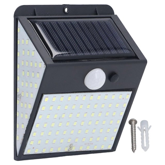 White Light LED Solar Lights, High Sensitivity, Motion Detection, IP65 Protection, Outdoor Security Lighting Without Wiring