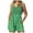 Green, variant on TTUHYWXI Rompers for Women Summer Vacation Beach Outfits Casual Loose Square Neck Shorts Jumpsuits Overalls 2025 Resort Wear (Red, L)