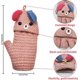thumbnail image 2 of 2 pares de guantes sin dedos para niños, unisex, lindos gatos de dibujos animados, medio guantes sin dedos, 2 of 5