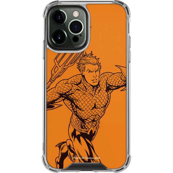 Skinit DC Comics Aquaman Comic Pop iPhone 13 Pro Max Clear Case