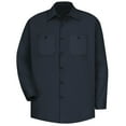 thumbnail image 2 of Red Kap Men's Long Sleeve Wrinkle-Resistant Cotton Work Shirt, 2 of 5
