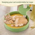 thumbnail image 5 of SUGIFT 17'' Cat Tree with Sisal Scratching Posts Multi-Level Cat Tower for Indoor Medium Cats, Green, 5 of 9