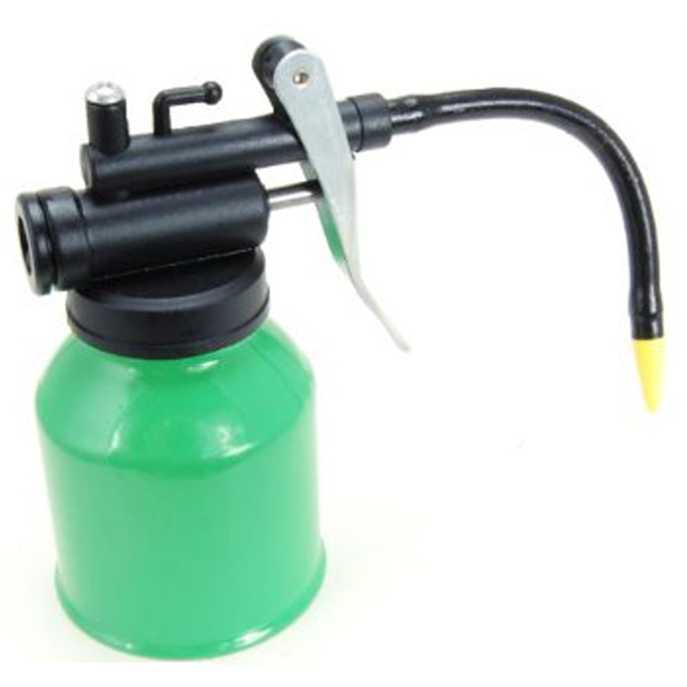 800ml Oil Can Metal High Pressure Oil Can Spout Thumb Pump Best Tool Oiler 