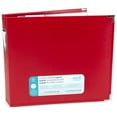 thumbnail image 2 of Scrapbook Classic Leather 3 Ring Album Red 12X12, 2 of 10