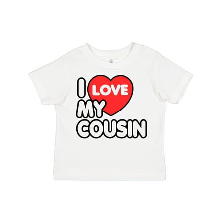 

Inktastic I Love My Cousin Gift Toddler Boy or Toddler Girl T-Shirt
