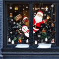 thumbnail image 1 of Yuson Girl Etiqueta de la ventana de Navidad Santa Moose Muñeco de nieve Decoración navideña extraíble Etiqueta de la pared Adhesivo estático Etiqueta de cloruro de polivinilo (PVC), 1 of 5