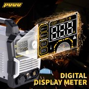 PUWU Plasma Cutter High Frequency Non-Touch Pilot Arc, Digital Display DC Inverter 110/220V Dual Voltage Blowback Plasma Cutting Machine