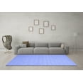 thumbnail image 3 of Ahgly Company Indoor Rectangle Abstract Blue Contemporary Area Rugs, 2' x 5', 3 of 4