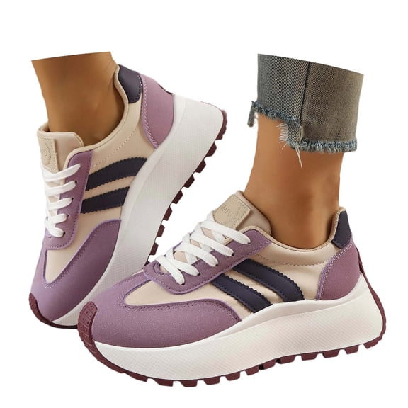 Comfortable Shoes for Women Cushion Breathable Walking Shoe Casual Non Athletic Running Work Gym Tennis Fashion Sneakers