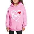 thumbnail image 1 of Sudaderas con capucha para niños y niñas, sudaderas casuales de manga larga, lindas sudaderas de gran tamaño con bolsillo de polar, chaquetas para niñas, 1 of 4