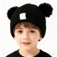 thumbnail image 3 of Lindo gorro de punto para bebé con bordado de doble corazón y doble ovillo de lana | Gorro de invierno suave y cálido para bebés y niños pequeños | Accesorio cómodo y acogedor para recién nacidos, 3 of 5