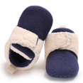 thumbnail image 6 of Krdevn Girls Boots - Baby Booties Warm Slippers Toddler Winter Boots with Non Bottom -Toddler Boots,Cowgirl Boots,Color:Blue,Size:6-12 Months, 6 of 7