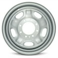 thumbnail image 3 of New Take-Off Steel Wheel Rim for 2010-2020 ford F350SD SRW 17 in 8 Lug Silver Fits R17 Tire Direct Fit, 3 of 12