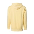 thumbnail image 3 of Independent Trading PRM4500 Unisex Midweight Pigment Dyed Hooded Pullover-Pigment Yellow-XL, 3 of 3