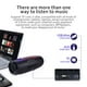 thumbnail image 4 of Impermeable Bluetooth inalámbrico portátil 5.0 altavoces mini altavoces LED negro y gris plateado, 4 of 5