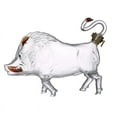 thumbnail image 4 of Boar Shaped Decanter Bottle Glass Decanter Novelty for Home Bar Party, 4 of 6
