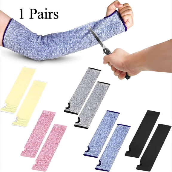 ACDANC 2026 New 1 Pairs Cut Resistant Sleeves for Arm Work Protection Safety Forearm Sleeve Gardening Sleeves Arm Protection Sleeve Protective Sleeves for Arms for Gardeners Farmers Work Men Women